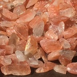 【穴なし】100g　キラキラサンストーンさざれ石