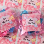 桜と蝶の春色ギフトシール