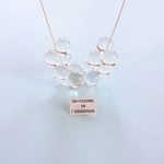 transparent collier