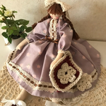 メルヘンドール（パープル）お花のモチーフ付き