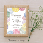 ウェルカムボード【結婚式や二次会などに】