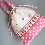 112【女の子】お着替え袋 巾着 体操服袋 体操服入れ 入園グッズ 入学グッズ