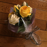 折り紙 薔薇 花束 黄色（送料無料）