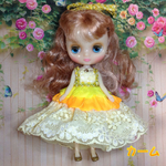 ミディブライスサイズ 花びらドレス