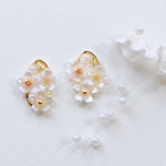 小さい花咲くイヤリングorピアス
