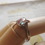・:*:・silver925・:*:・　８×６ミリ　サフィレット　リング