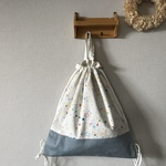 sale.sale...きらきらお星さま ホワイト ナップサック 入園入学準備に…