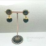 2way デザインボタンピアス