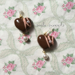 ♡ハートチョコピアス、イヤリング♡