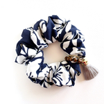 L O C O❤︎girl Navy＆white ハワイアン シュシュ