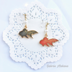 きらきら金魚のイヤリング/ピアス