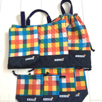 sachiyo0374様オーダー品☆レインボーチェックの入園セット