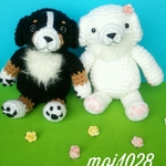 leomama様オーダー作品「バーニーズ&ピレネーset」