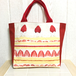 イチゴケーキ♡トートバッグ
