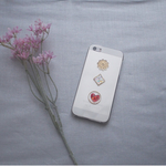 iPhoneケース【ハート レッド】