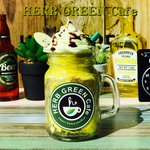ドリンクジャー☆バナナホイップ☆チョコバナナフラペチーノ♡フェイクフード