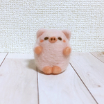 【M様 ご注文品】ちょこんとお座りブタさん