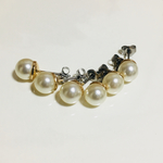 パールピアス キャッチ付き  3ペア