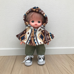 送料無料 あおくん ポンチョ&お洋服セット