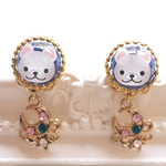 ✤再…販✤フレンチブルドッグ.パグ.ブルドッグ♡ブサカワ犬ピアス.イヤリング