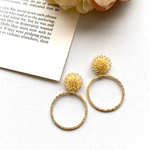 Flower cabochon×hoop