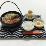 hand:made:ミニチュア：ドールハウス：すき焼き：再販：