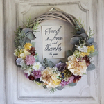 ＊再販＊ 'rustic wedding' wreath   bouquet ＊アンティーククリームダリアのリースブーケ＆ブートニア