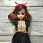 リカちゃん カチューシャ リボン ピンク