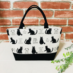 黒ねこのトートバッグ