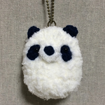 m様オーダー ふわふわパンダさんミニミニポーチ バッグチャーム🐼