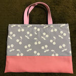 さくらんぼ柄 レッスンバッグ