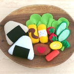 フェルトdeお弁当☆おにぎりランチAセット☆コロッケ