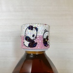 パンダペットボトルキャップ　ピンク