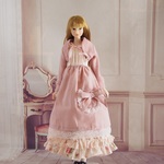 momoko ジェニー outfit.105 くすみピンクのマキシワンピセット