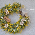 y様へ　ミモザのウェルカムwreath