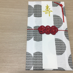 NEW ご祝儀袋 モノトーン水玉