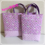 [kyon様専用] 通園通学バック＊レッスンバック＊シューズ入れ＊スワン