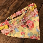 犬　36～40　cocoちゃんバンダナチョーカー　薔薇・花・レース