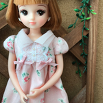 1/6ドール    小花柄ワンピース
