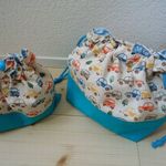 1点限り♪入園入学♪車いっぱい柄のお弁当袋とコップ袋入園入学セット♪男の子