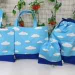 入園・入学✩４点セット✩空と雲☆ライトブルー