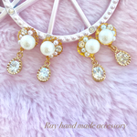 ビジュー×キュービックジルコニアピアス♡