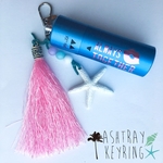 海を感じる 携帯灰皿キーホルダー ブルー★SURF スターフィッシュ