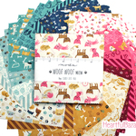 USAコットン moda 42枚セット WOOF WOOF MEOW 生地 布 犬 猫