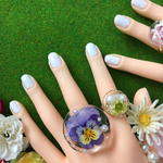 ビオラとお出かけ☆ツヤツヤリング☆wiwi