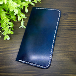 ☆刻印無料☆一点物のスマホケース 多機種対応 ムラ染め ③