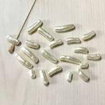 VINTAG DAINTY FAUX PEARL STICK BEADS