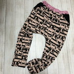 haru様オーダー品【110】フレンチブルちゃんサルエルパンツ