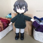 ベーシックセーター　19色メリノ入りウール　オビツ11・ねんどろいどどーる共通サイズ　