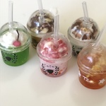 hand made ミニチュアドールハウス 再販大きめチョコミントシェイク